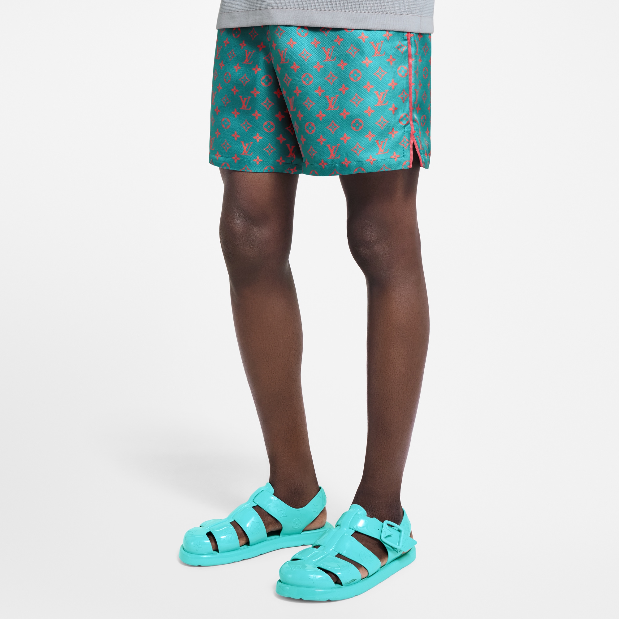  Prêt-à-Porter Pantalons Short Monogram en soie | Louis Vuitton ® (Zoom produit)