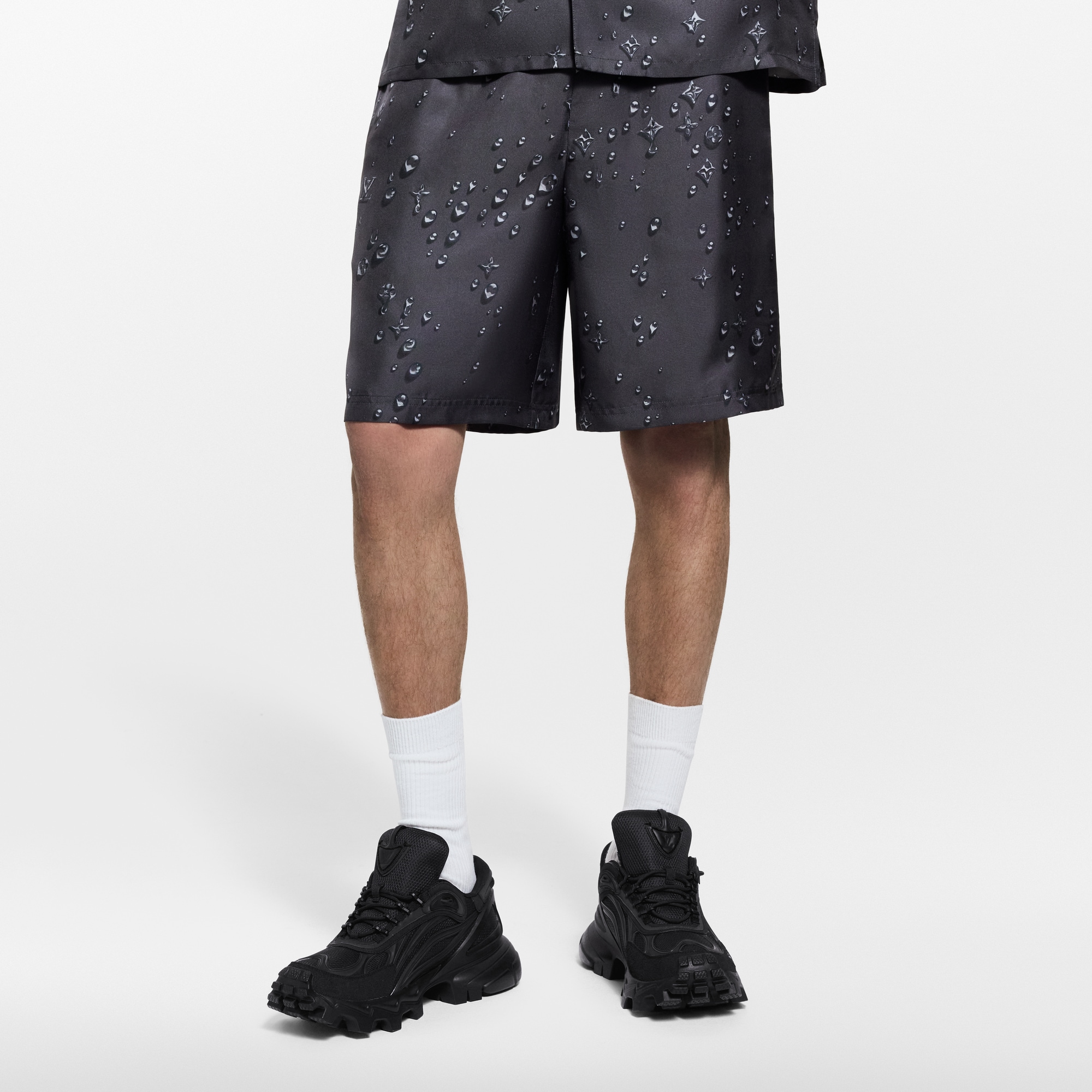  Prêt-à-Porter Pantalons Short Monogram en soie | Louis Vuitton ® (Zoom produit)