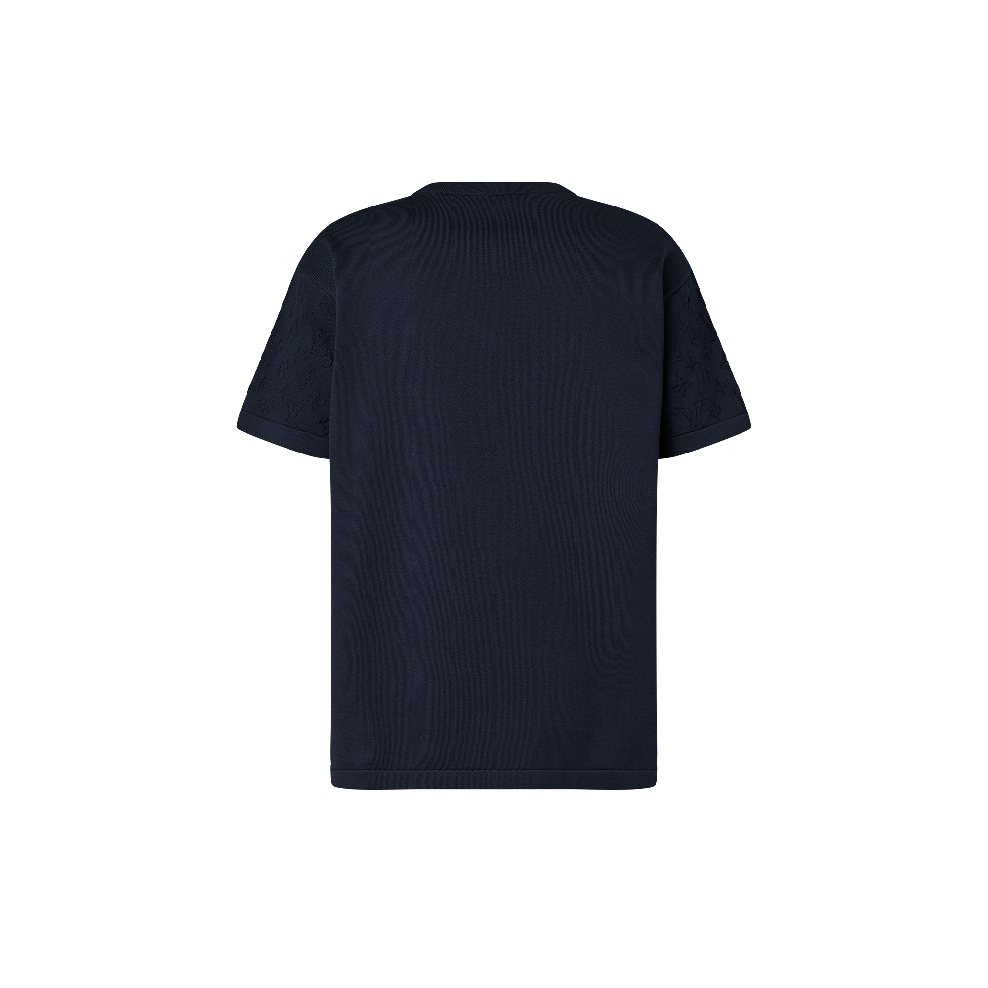  Ready-to-Wear All Ready-to-Wear Short-Sleeved Cotton Crewneck | Louis Vuitton ® (Product zoom)
