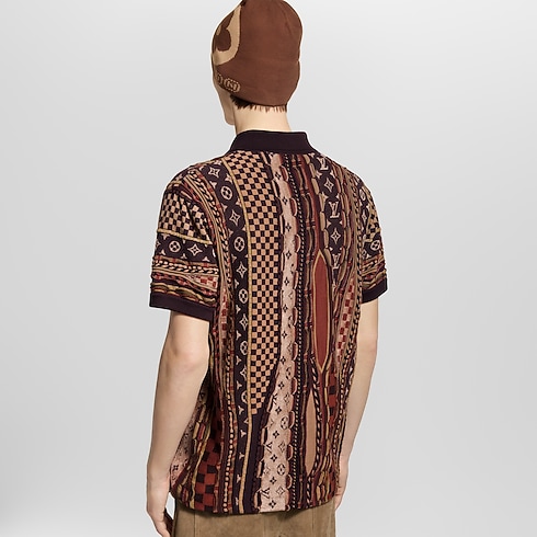 Ready-to-Wear T-Shirts and Polos Short-Sleeved Polo Shirt | Louis Vuitton ® (Product zoom)