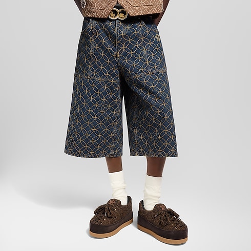 Prêt-à-Porter Denim Short workwear brodé | Louis Vuitton ® (Zoom produit)