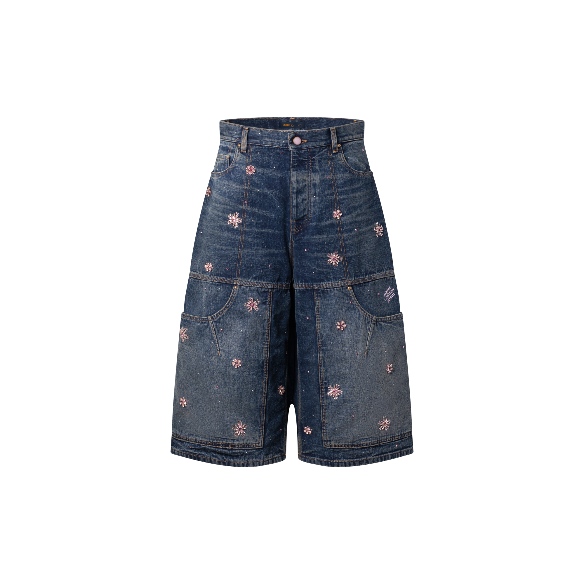  Prêt-à-Porter Denim Short workwear en denim brodé | Louis Vuitton ® (Zoom produit)