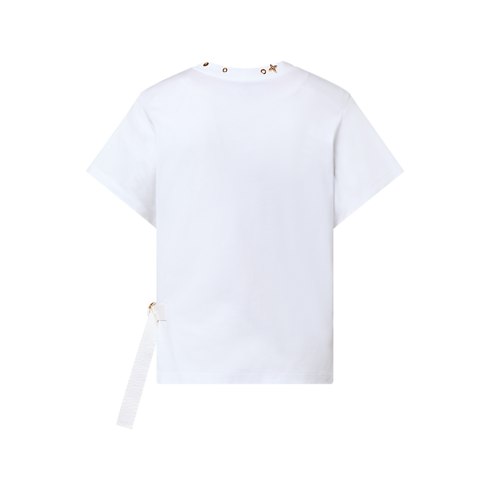 Ready-to-Wear Tops Side Strap T-Shirt | Louis Vuitton ® (Product zoom)