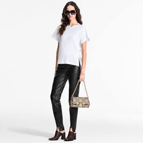 Ready-to-Wear Tops Side Strap T-Shirt | Louis Vuitton ® (Product zoom)