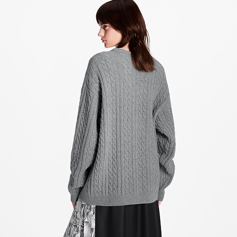 Discontinued Product Obs 10 Signature Cable Knit Pullover | Louis Vuitton ® (Product zoom)