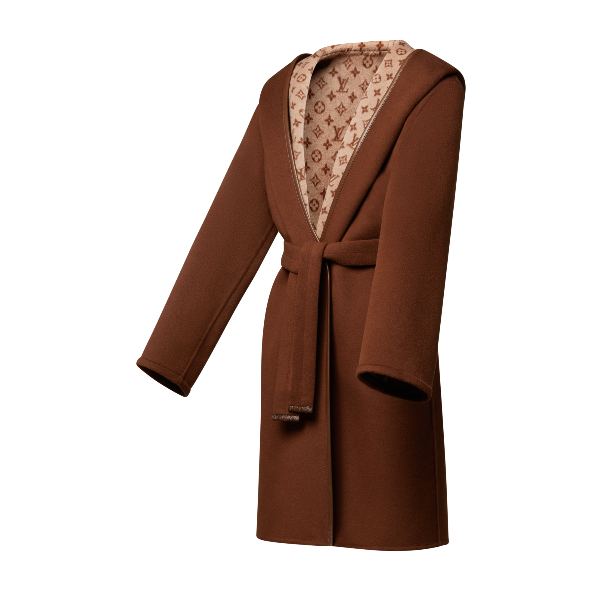  Ready-to-Wear Coats and Jackets Signature Hooded Wrap Coat | Louis Vuitton ® (Product zoom)