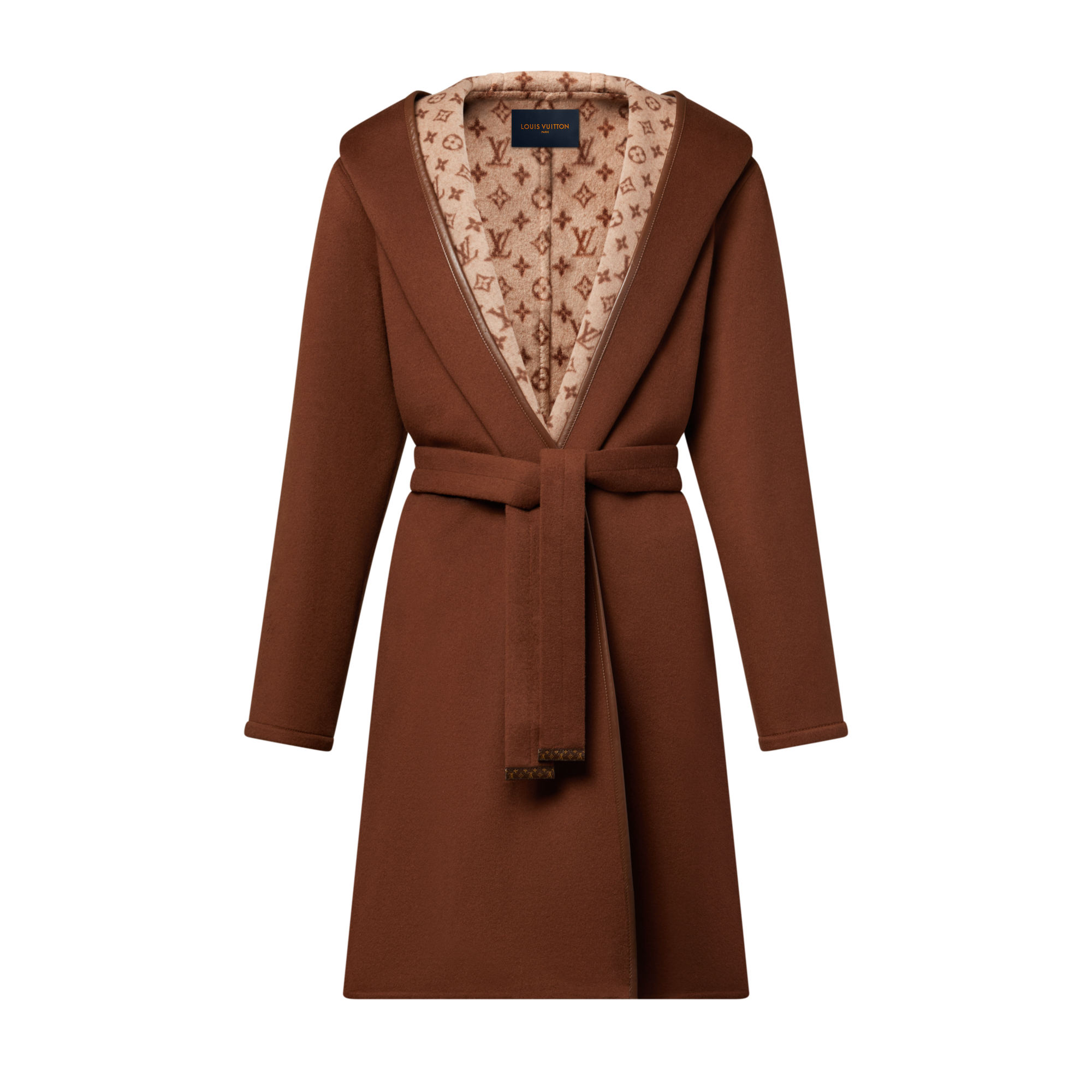  Ready-to-Wear Coats and Jackets Signature Hooded Wrap Coat | Louis Vuitton ® (Product zoom)