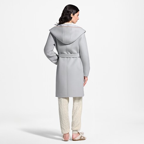 Ready-to-Wear Coats and Jackets Signature Hooded Wrap Coat | Louis Vuitton ® (Product zoom)