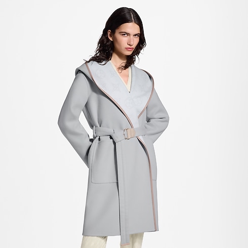 Ready-to-Wear Coats and Jackets Signature Hooded Wrap Coat | Louis Vuitton ® (Product zoom)