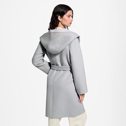 Ready-to-Wear Coats and Jackets Signature Hooded Wrap Coat | Louis Vuitton ® (Product zoom)
