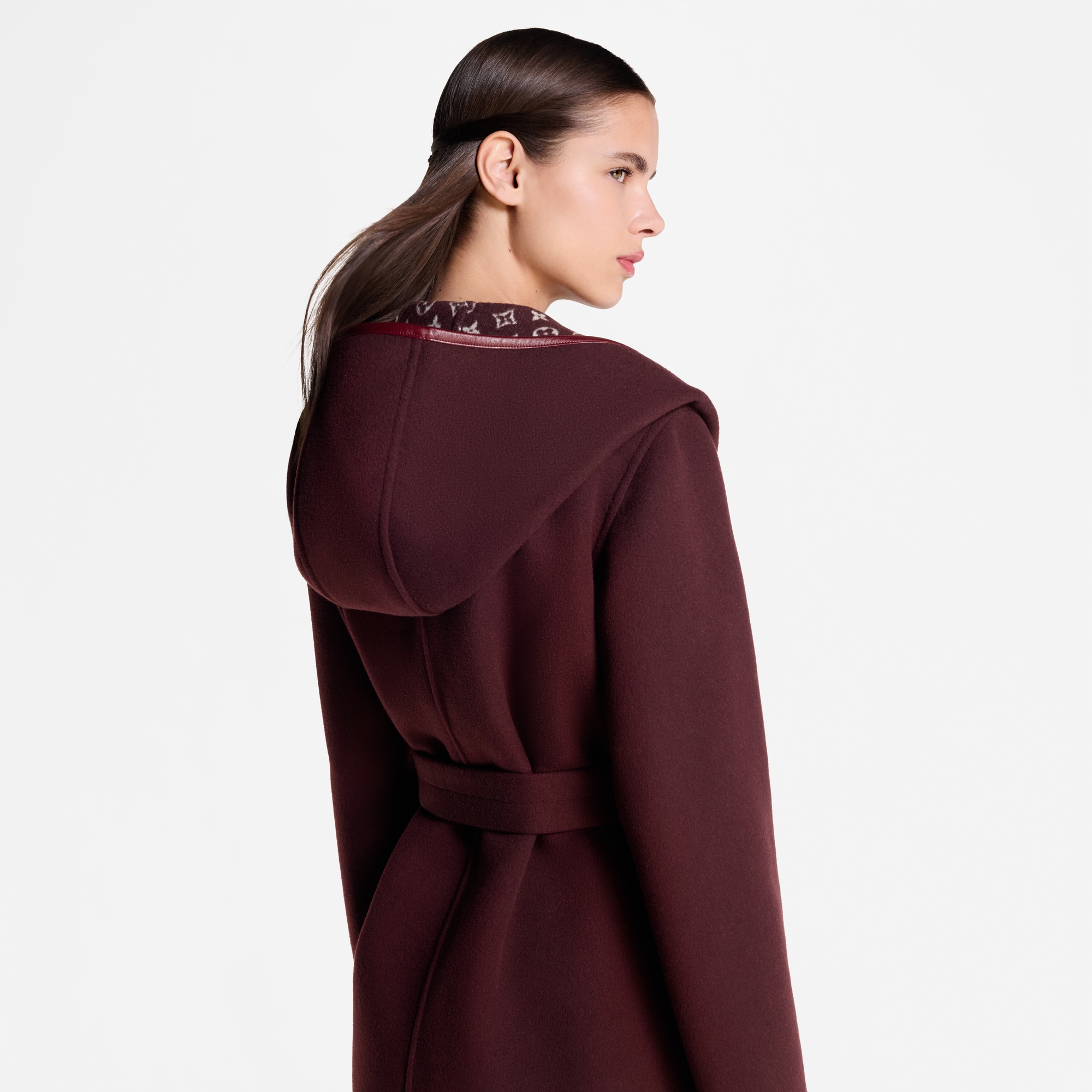  Ready-to-Wear Coats and Jackets Signature Long Hooded Wrap Coat | Louis Vuitton ® (Product zoom)