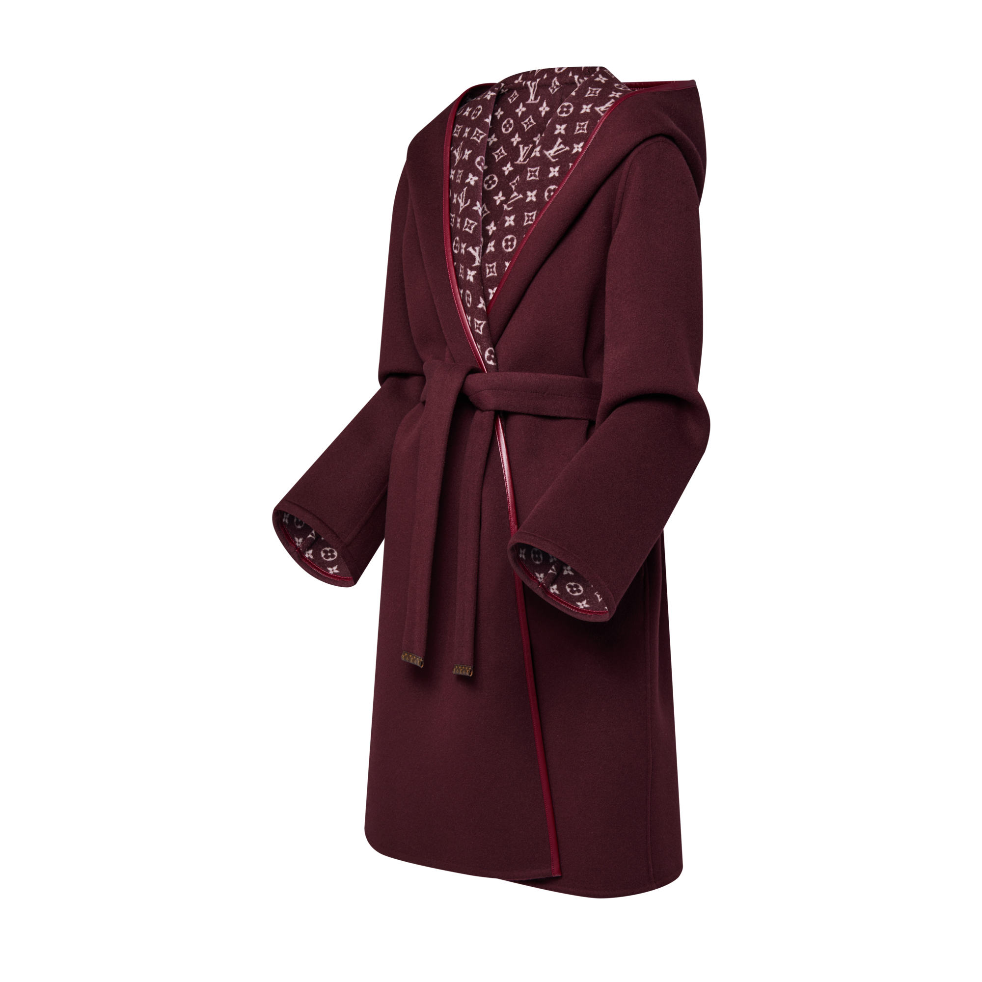  Ready-to-Wear Coats and Jackets Signature Long Hooded Wrap Coat | Louis Vuitton ® (Product zoom)