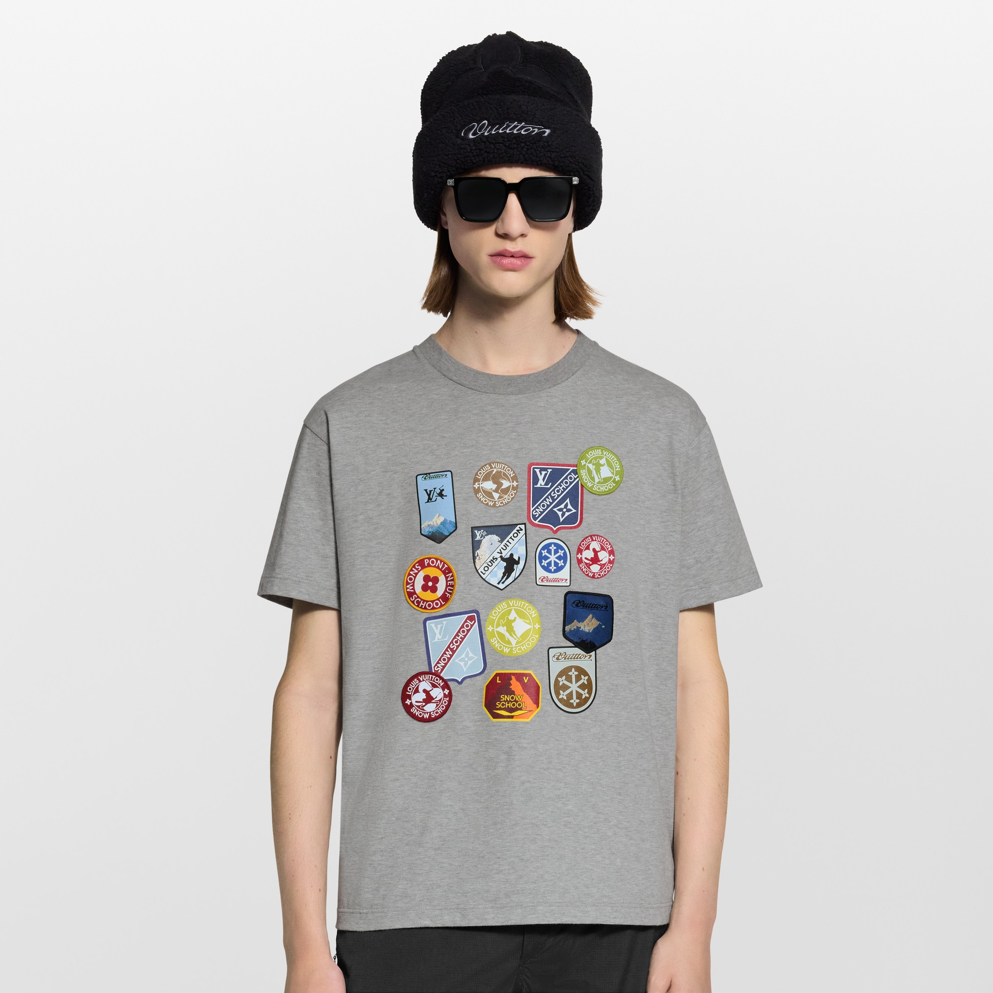  Ready-to-Wear T-Shirts and Polos Signature Patches T-Shirt | Louis Vuitton ® (Product zoom)
