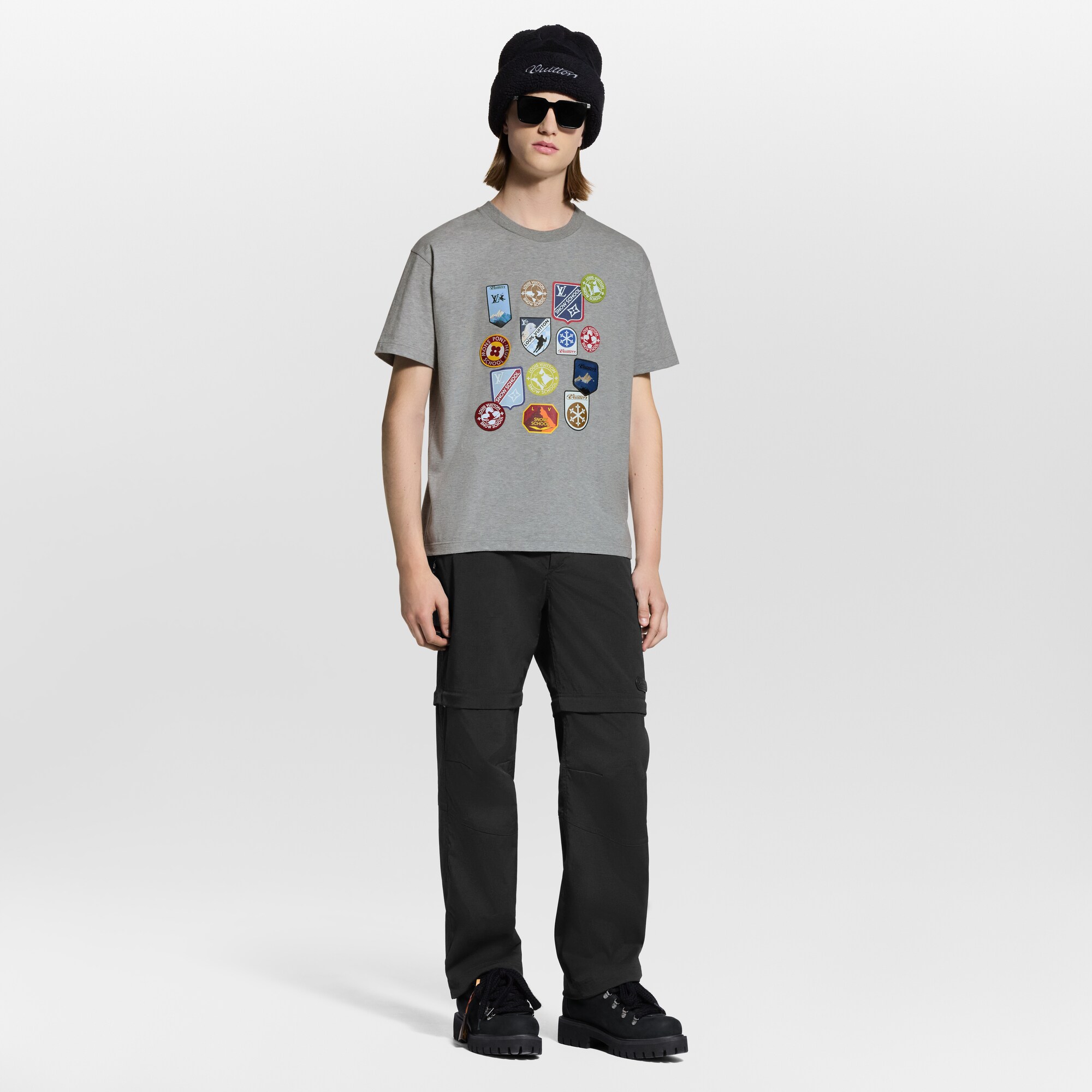 Ready-to-Wear T-Shirts and Polos Signature Patches T-Shirt | Louis Vuitton ® (Product zoom)