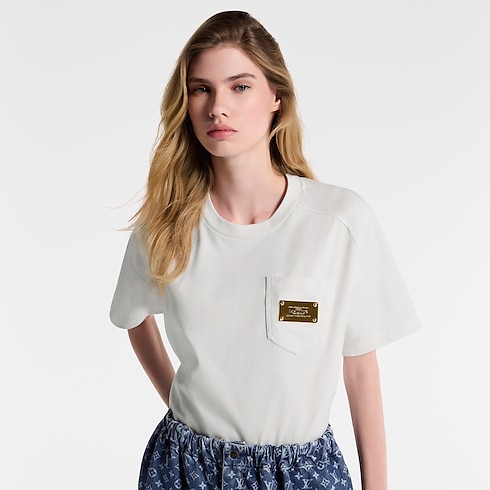 Ready-to-Wear Tops Signature Pocket Crop Top | Louis Vuitton ® (Product zoom)