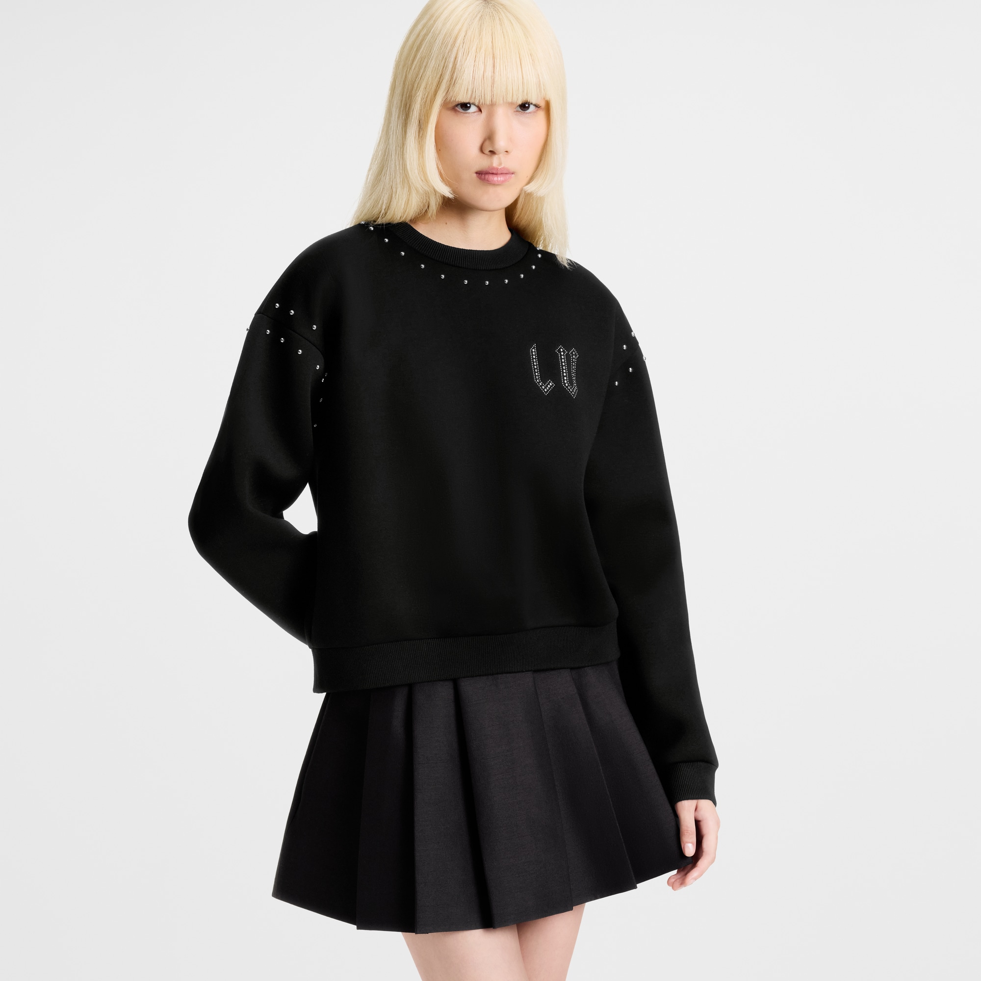 Ready-to-Wear Knitwear Signature Stud Sweater | Louis Vuitton ® (Product zoom)