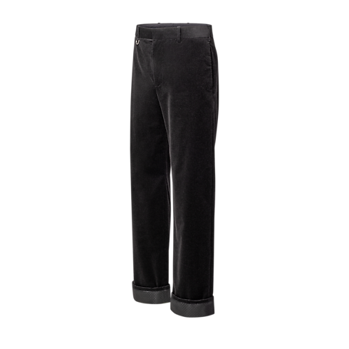 Ready-to-Wear All Ready-to-Wear Signature Turnup Velvet Corduroy Pants | Louis Vuitton ® (Product zoom)