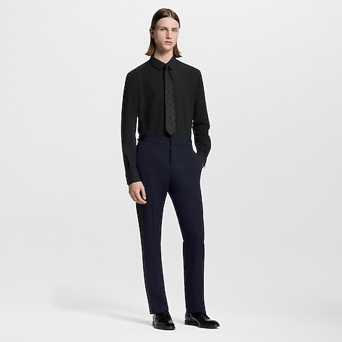 Ready-to-Wear Shirts Silk-Blend Evening Shirt | Louis Vuitton ® (Product zoom)