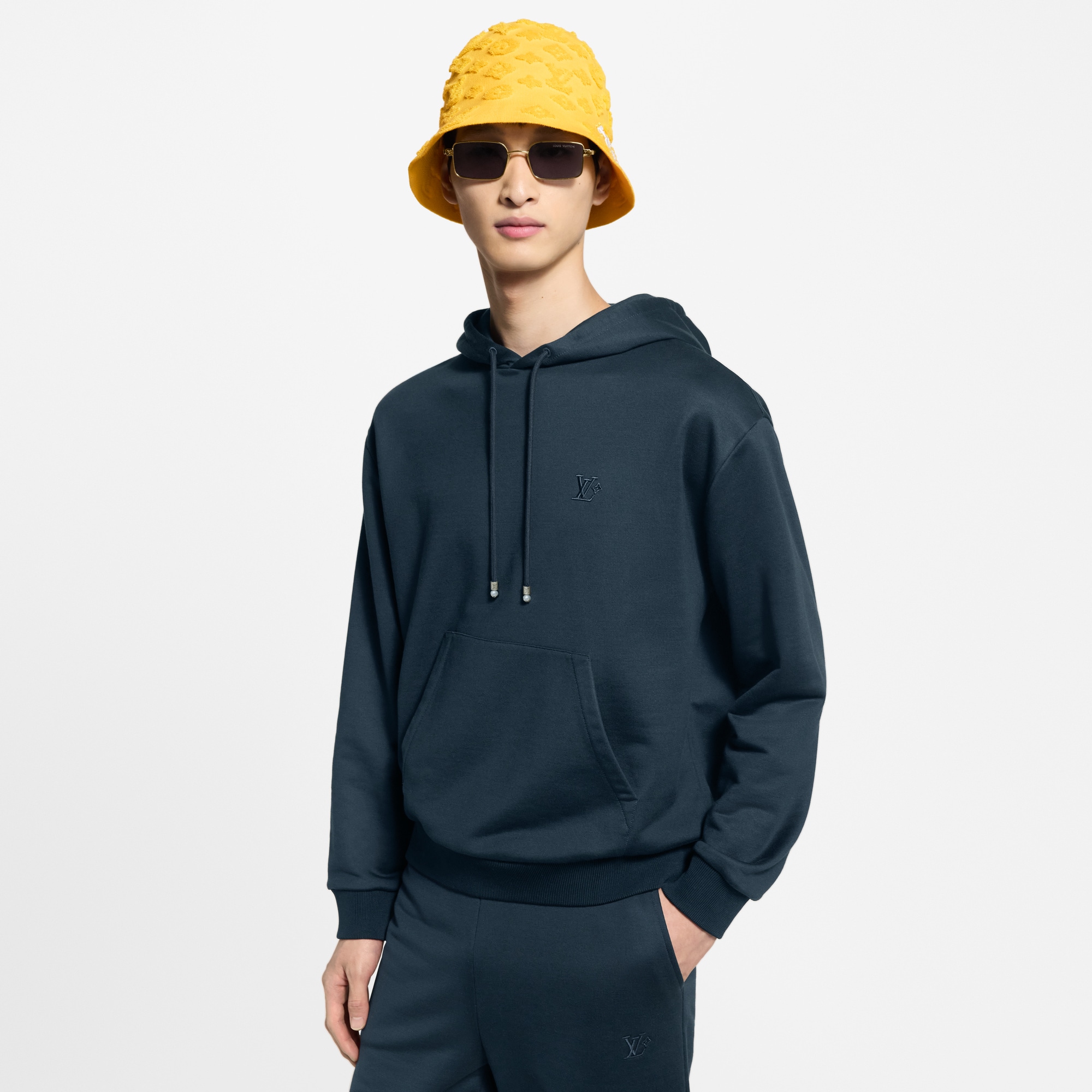  Ready-to-Wear Knitwear and Sweatshirts Silk Blend Signature Hoodie | Louis Vuitton ® (Product zoom)