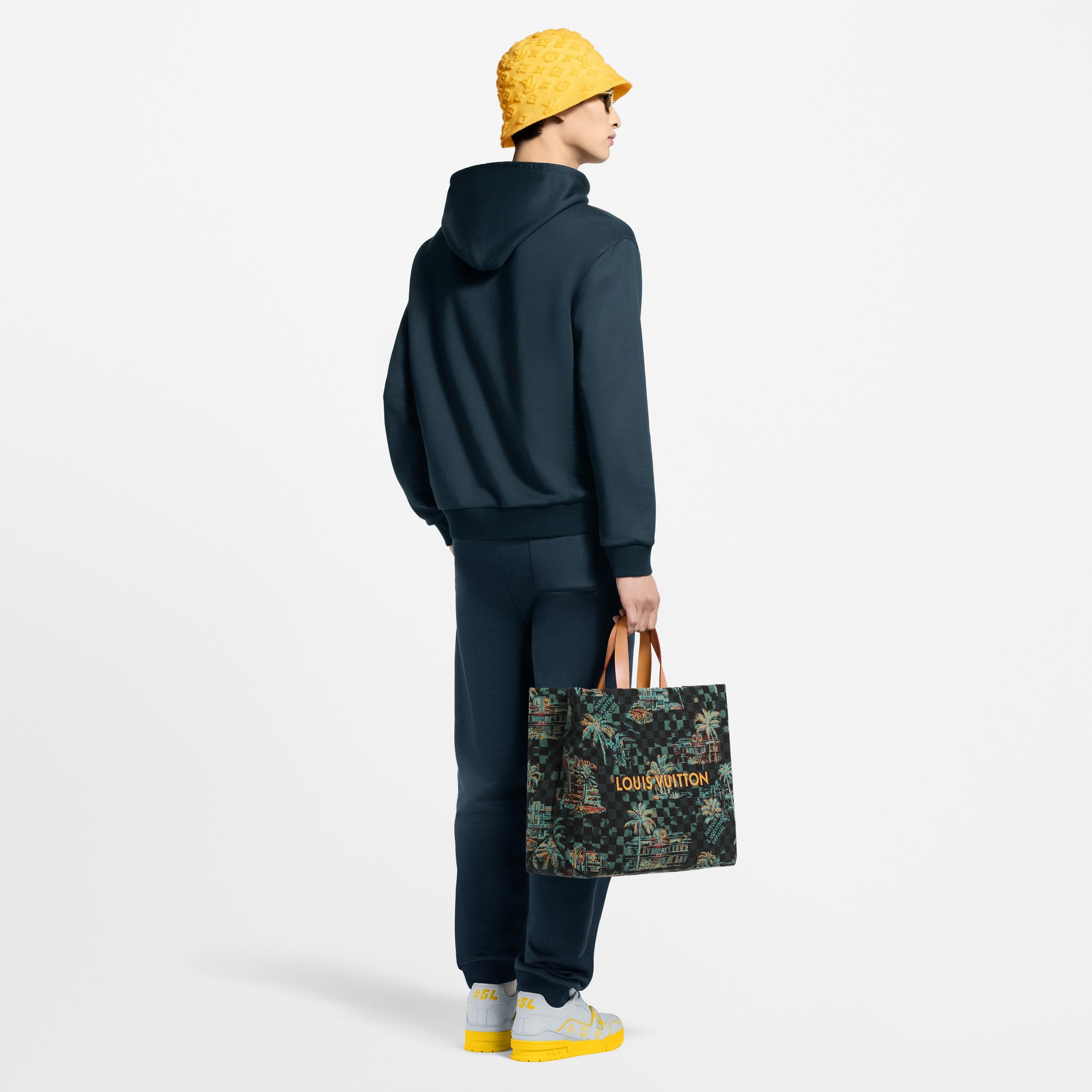  Ready-to-Wear All Ready-to-Wear Silk Blend Signature Track Pants | Louis Vuitton ® (Product zoom)