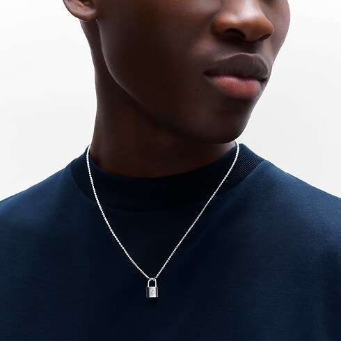 Categories All Fine Jewelry Silver Lockit pendant, sterling silver | Louis Vuitton ® (Product zoom)