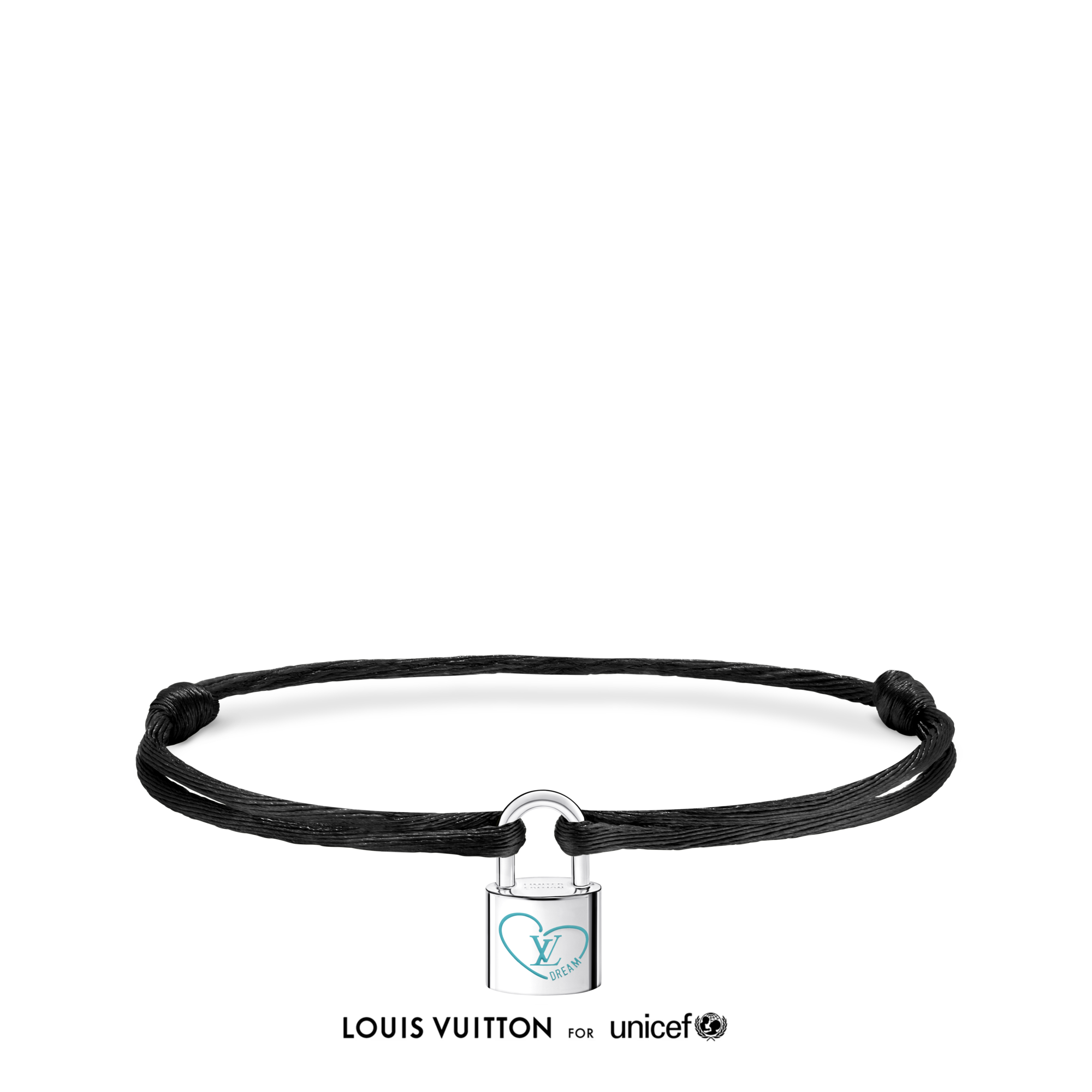  Categories Bracelets Silver Lockit x Felix Bracelet, Sterling Silver, Blue Lacquer and Polyester Cord | Louis Vuitton ® (Product zoom)