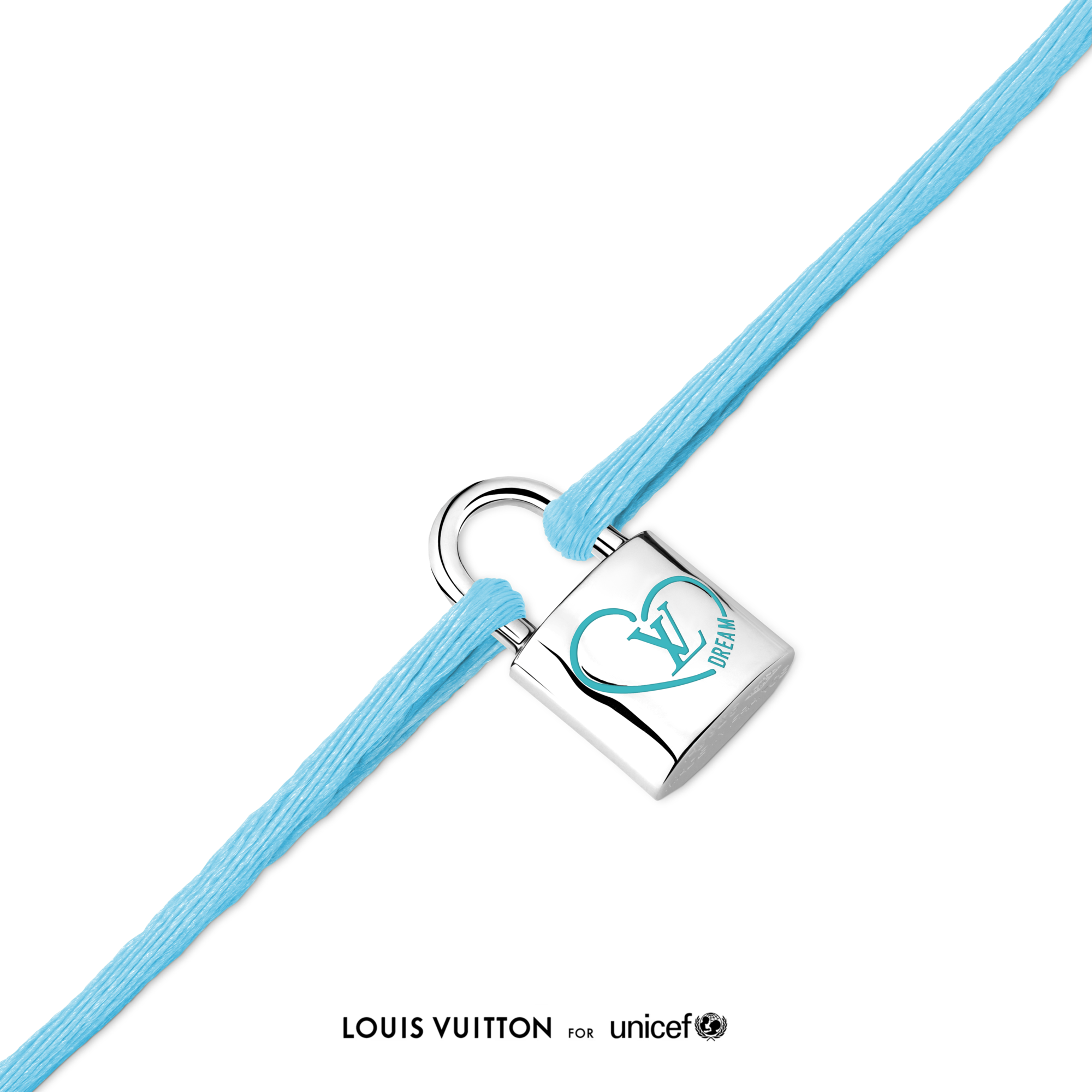  Categories Bracelets Silver Lockit x Felix Bracelet, Sterling Silver, Blue Lacquer and Polyester Cord | Louis Vuitton ® (Product zoom)