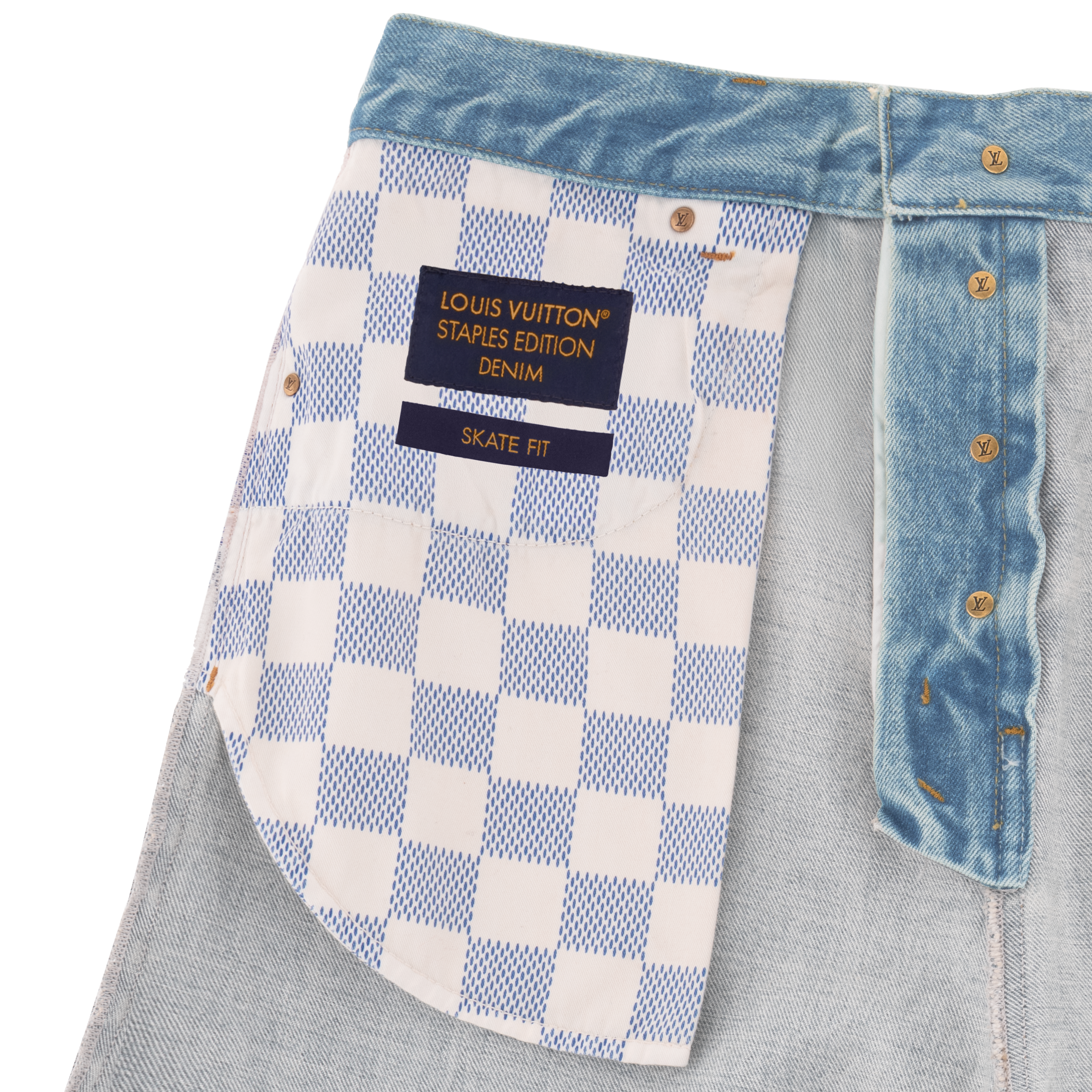  Ready-to-Wear Denim Skate Fit Denim Pants | Louis Vuitton ® (Product zoom)