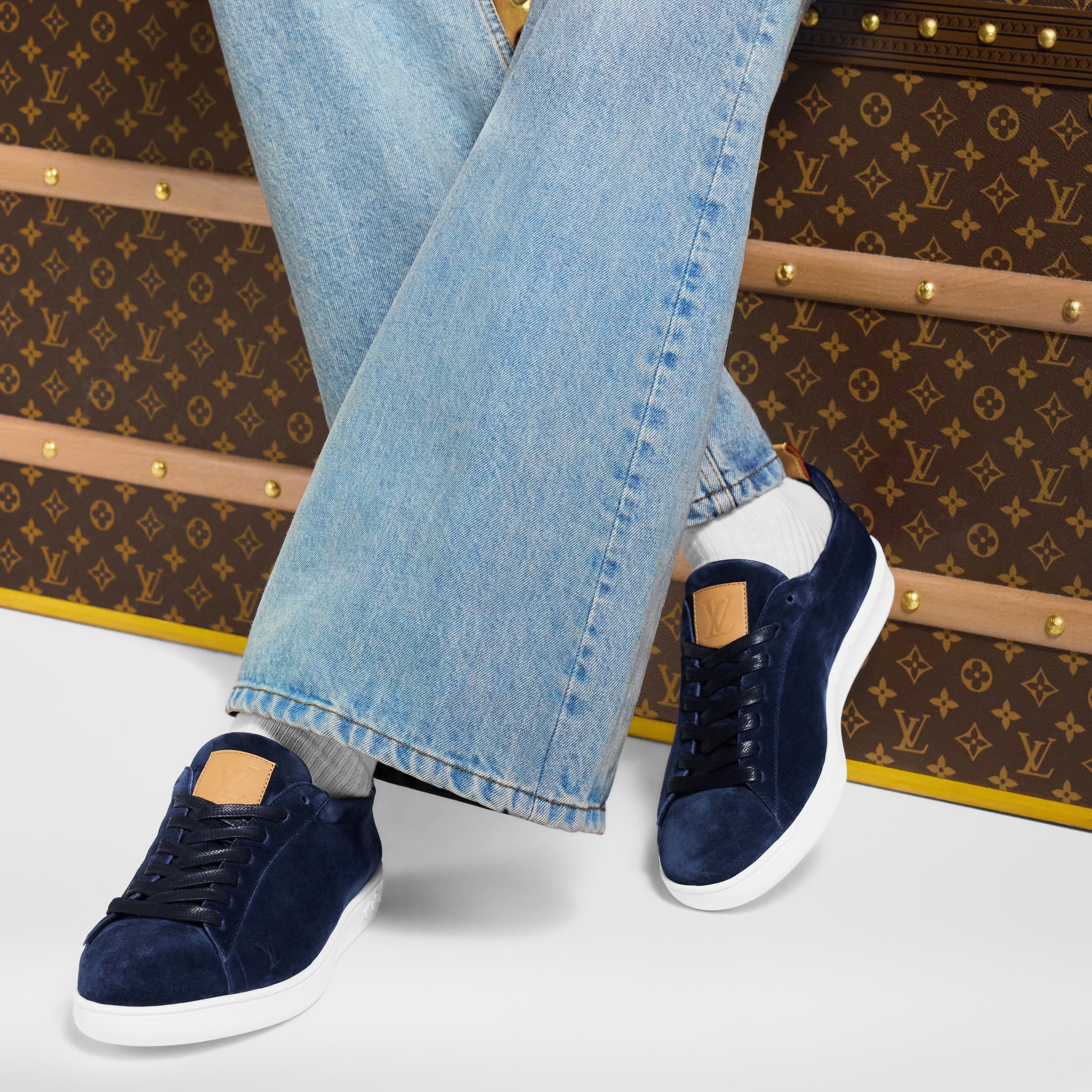  Souliers Sneakers Sneaker LV Soft | Louis Vuitton ® (Zoom produit)