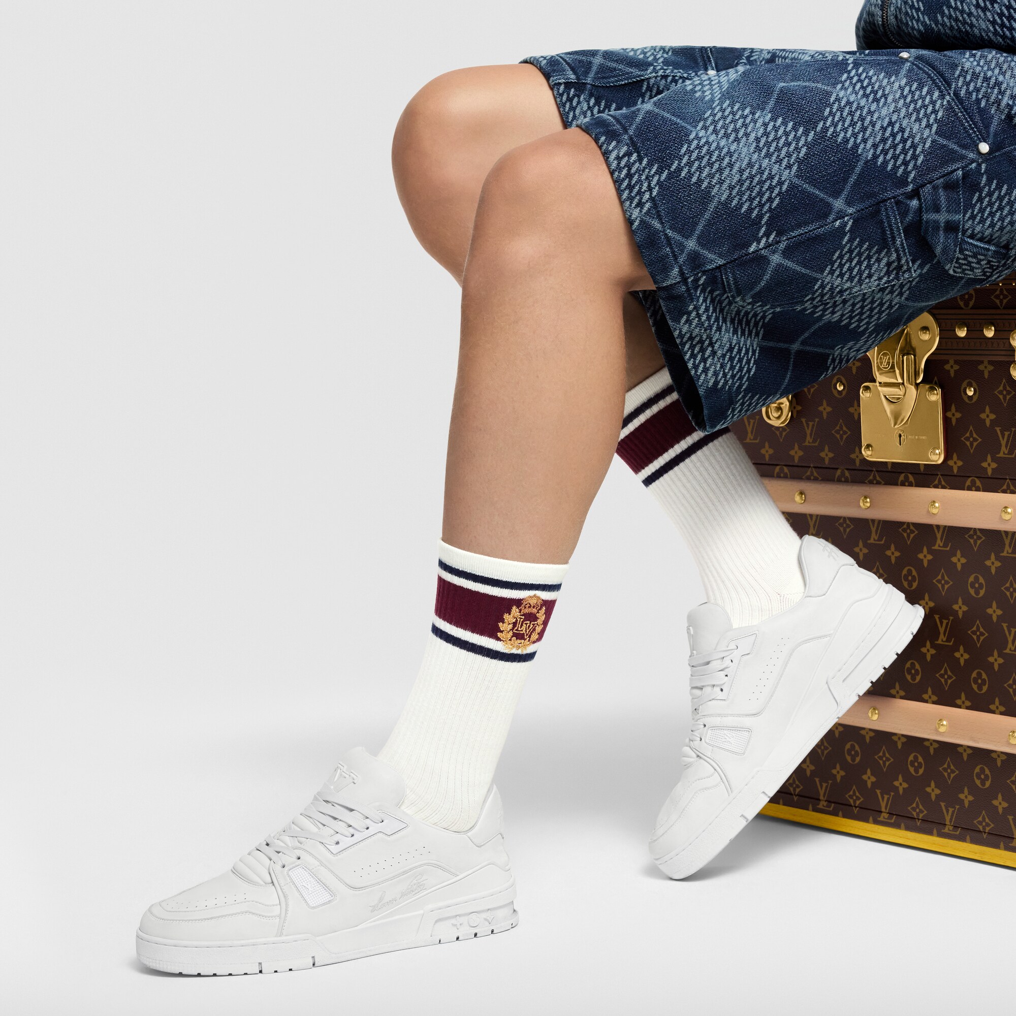 Souliers Sneakers Sneaker LV Trainer | Louis Vuitton ® (Zoom produit)