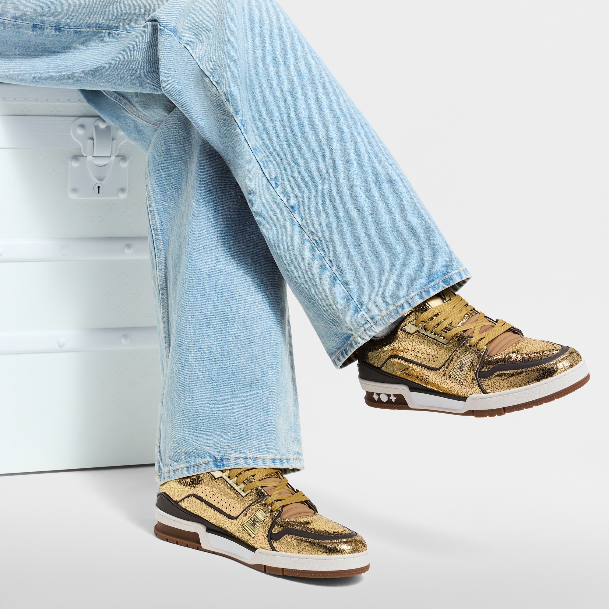  Souliers Sneakers Sneaker LV Trainer | Louis Vuitton ® (Zoom produit)