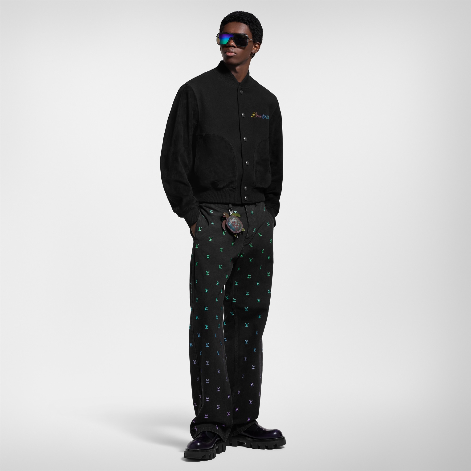  Souliers Lacets et Boucles Soulier forme babies LV Checker | Louis Vuitton ® (Zoom produit)