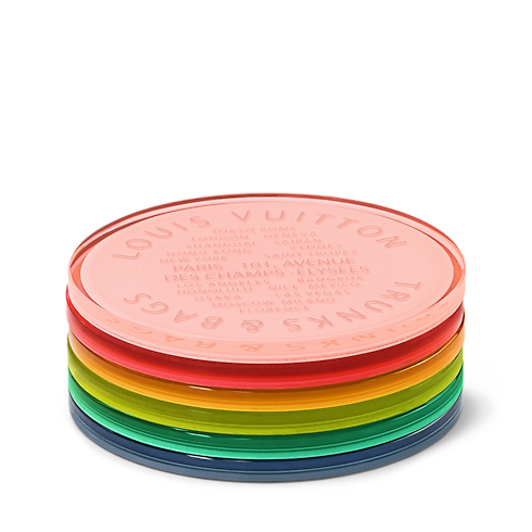 Monogram Sport et Art de vivre Art de vivre et figurines Vivienne Sous-verres Monogram Fluo | Louis Vuitton ® (Zoom produit)