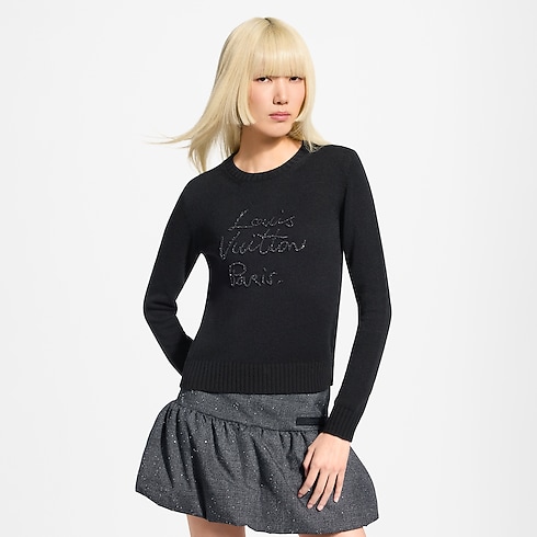 Sparkle Signature Cashmere Pullover Cropped View