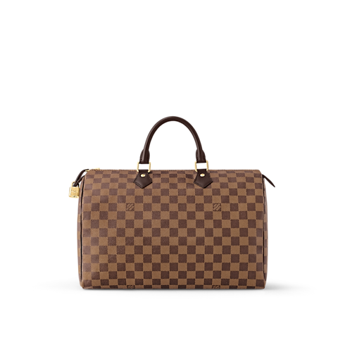 Damier Ebene Handbags All Handbags Speedy 35 | Louis Vuitton ® (Product zoom)