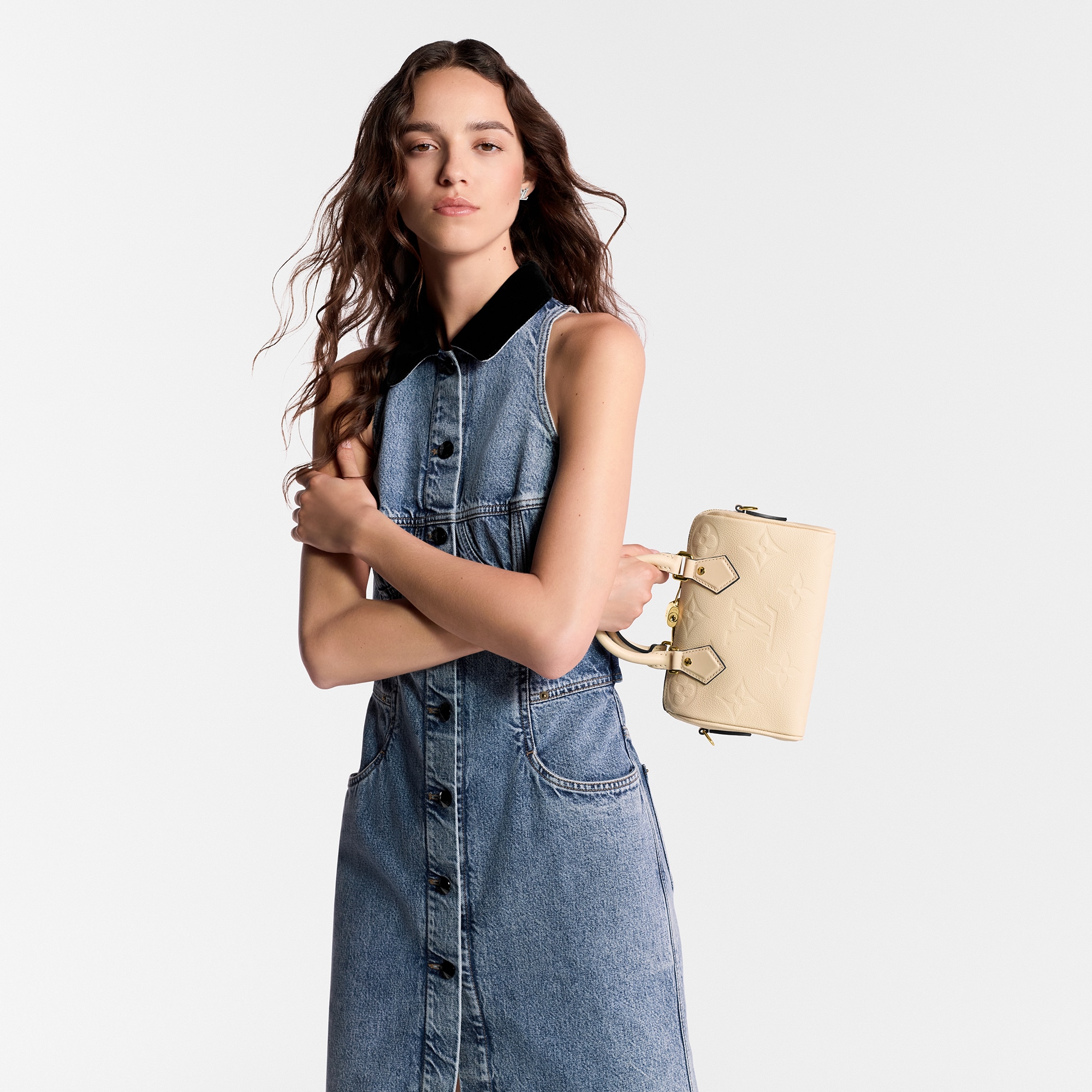 Monogram Empreinte Leather Handbags All Handbags Speedy Bandoulière 20 | Louis Vuitton ® (Product zoom)