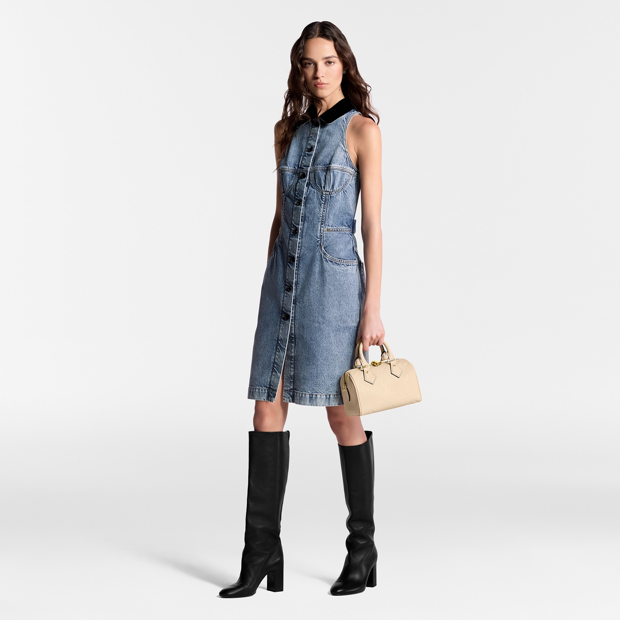 Monogram Empreinte Leather Handbags All Handbags Speedy Bandoulière 20 | Louis Vuitton ® (Product zoom)