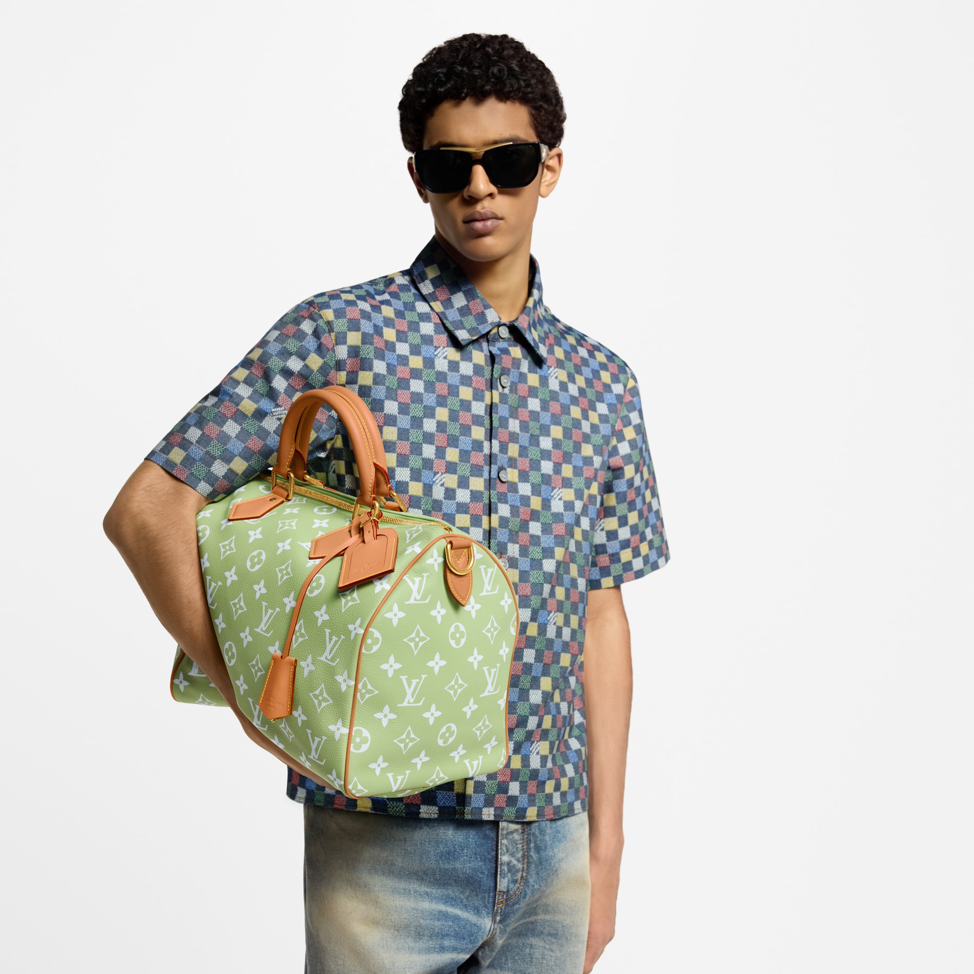 Autres Cuirs Monogram Leather Goods and Travel Speedy P9 Speedy P9 Bandoulière 40 | Louis Vuitton ® (Product zoom)