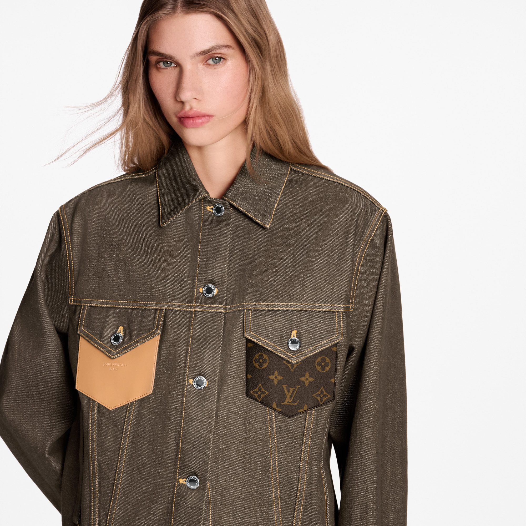  Ready-to-Wear Coats and Jackets Speedy Patch Denim Jacket | Louis Vuitton ® (Product zoom)