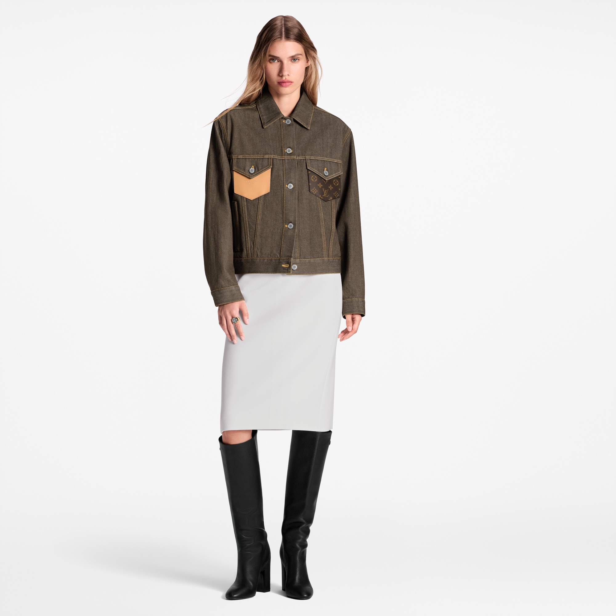  Ready-to-Wear Coats and Jackets Speedy Patch Denim Jacket | Louis Vuitton ® (Product zoom)