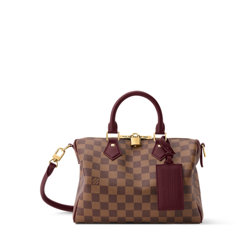 Damier Ebene Handbags All Handbags Speedy Soft 25 | Louis Vuitton ® (Product zoom)