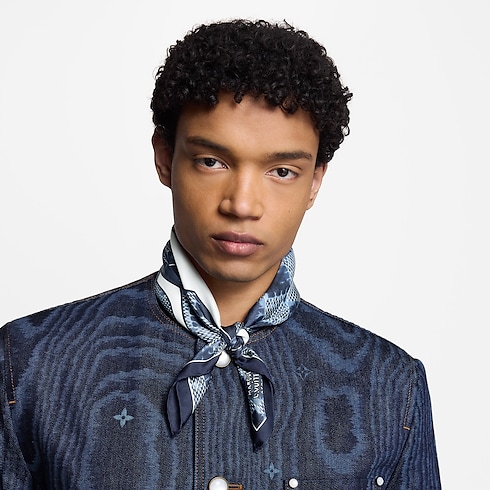S00 Accessories Silk and Bandanas Splash Damier Silk Square | Louis Vuitton ® (Product zoom)
