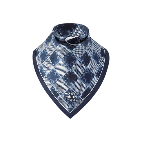 S00 Accessories Silk and Bandanas Splash Damier Silk Square | Louis Vuitton ® (Product zoom)