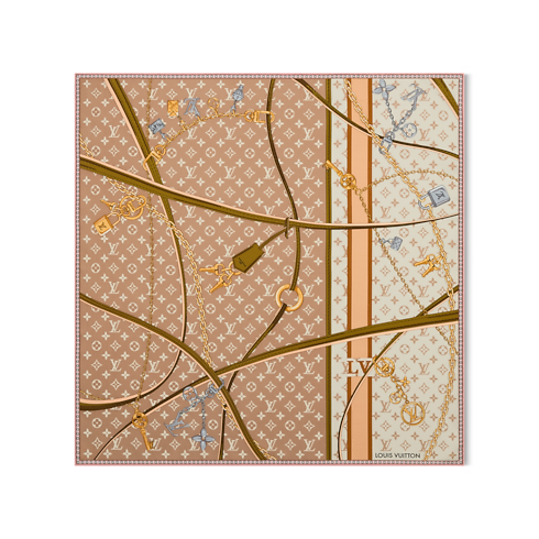 S00 Accessories Silk Squares and Bandeaus Strap And Trunk Square 70 | Louis Vuitton ® (Product zoom)