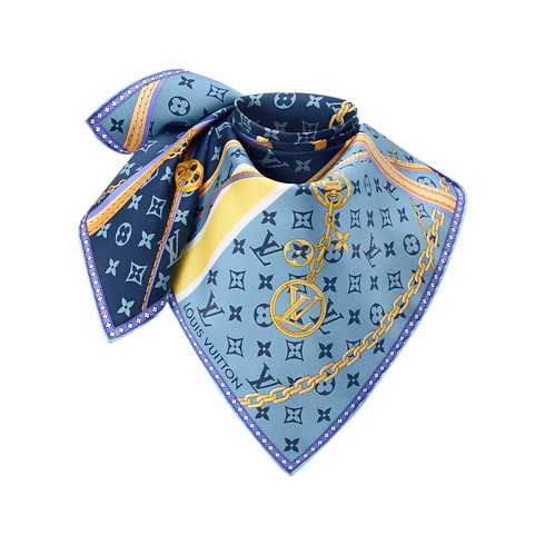 S00 Accessories Silk Squares and Bandeaus Strap And Trunk Square 70 | Louis Vuitton ® (Product zoom)