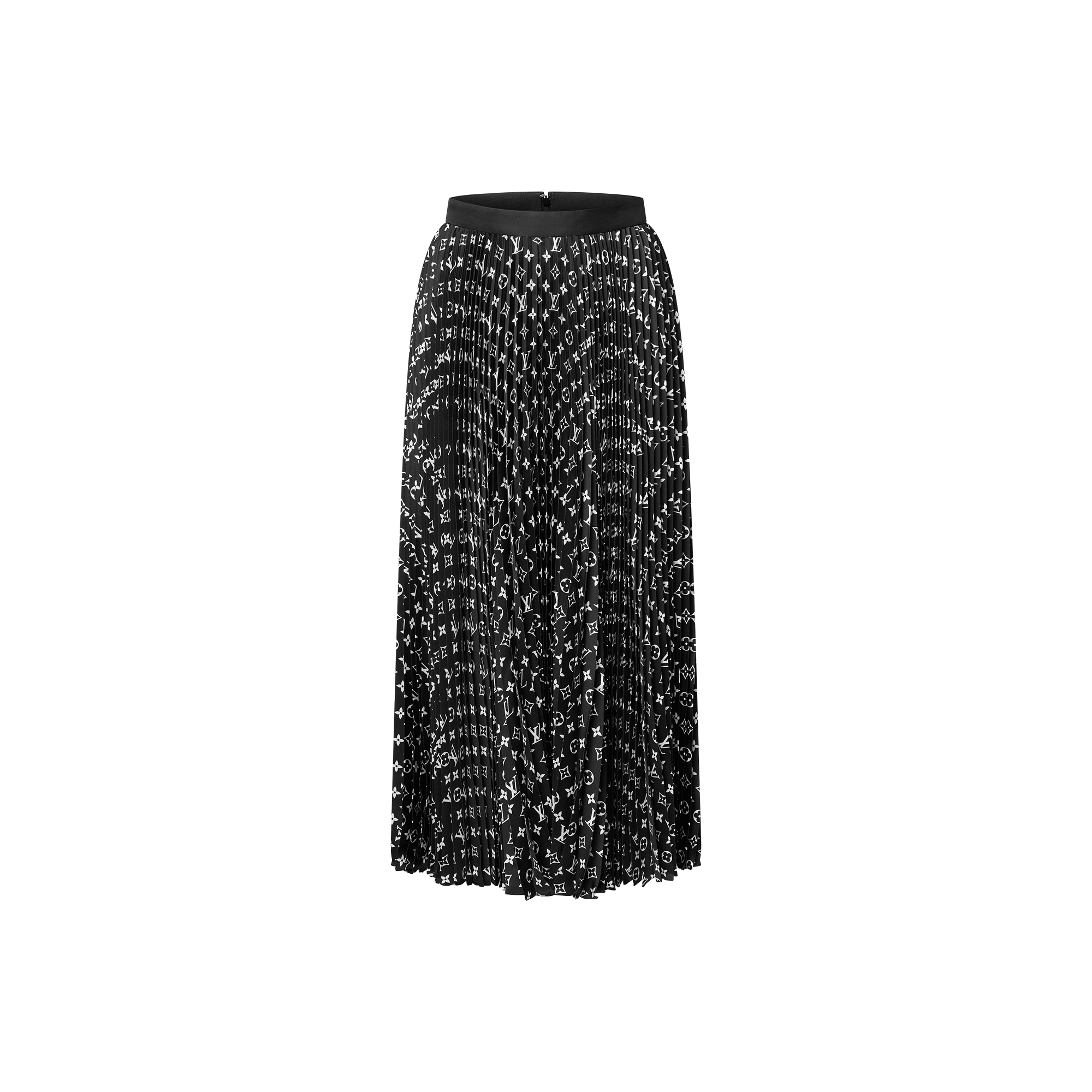  Ready-to-Wear Skirts and Shorts Stripe Accent Monogram Pleated Skirt | Louis Vuitton ® (Product zoom)