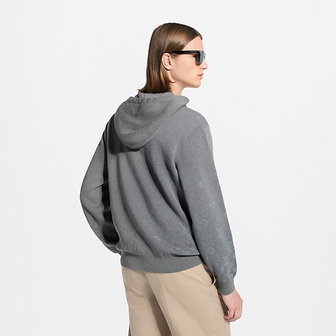 Prêt-à-Porter Tout le Prêt-à-Porter Sweat à capuche en jacquard Monogram Gradient | Louis Vuitton ® (Zoom produit)