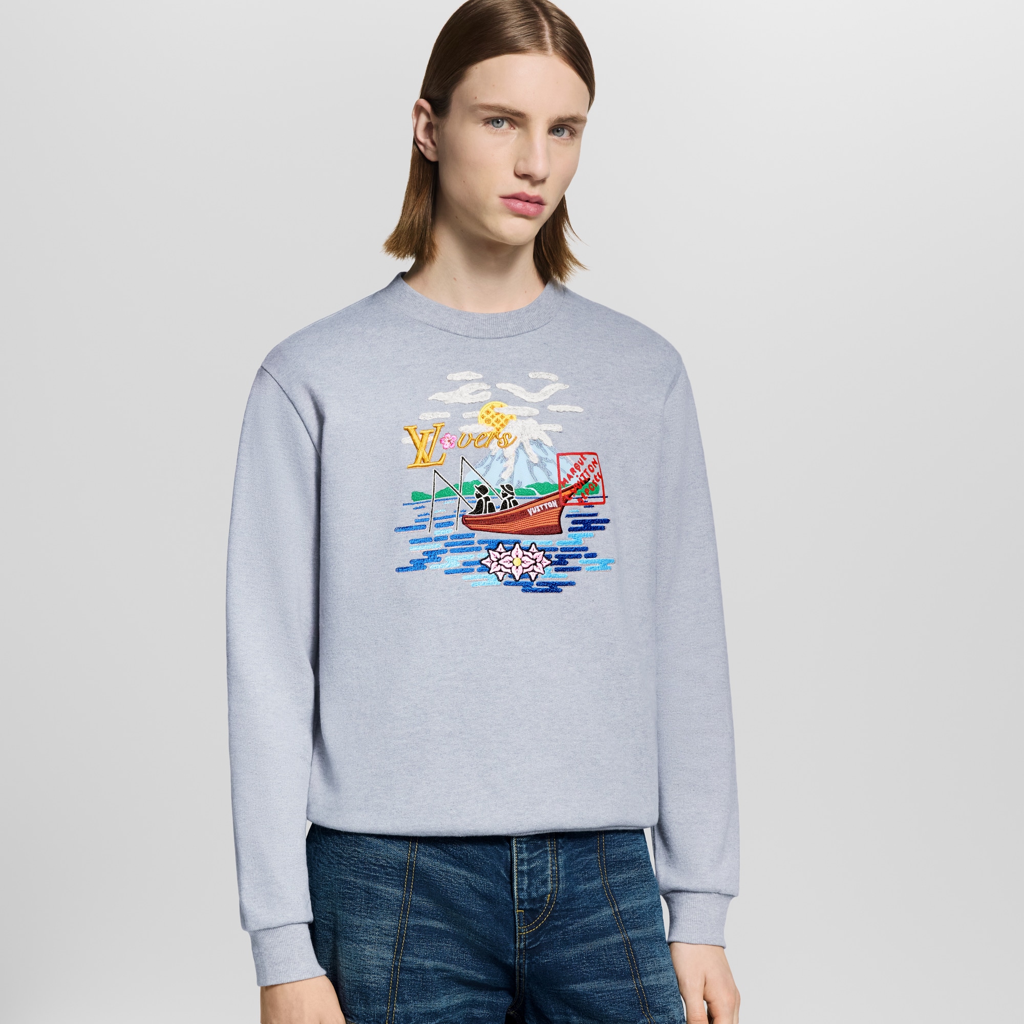 Prêt-à-Porter Tout le Prêt-à-Porter Sweat brodé | Louis Vuitton ® (Zoom produit)