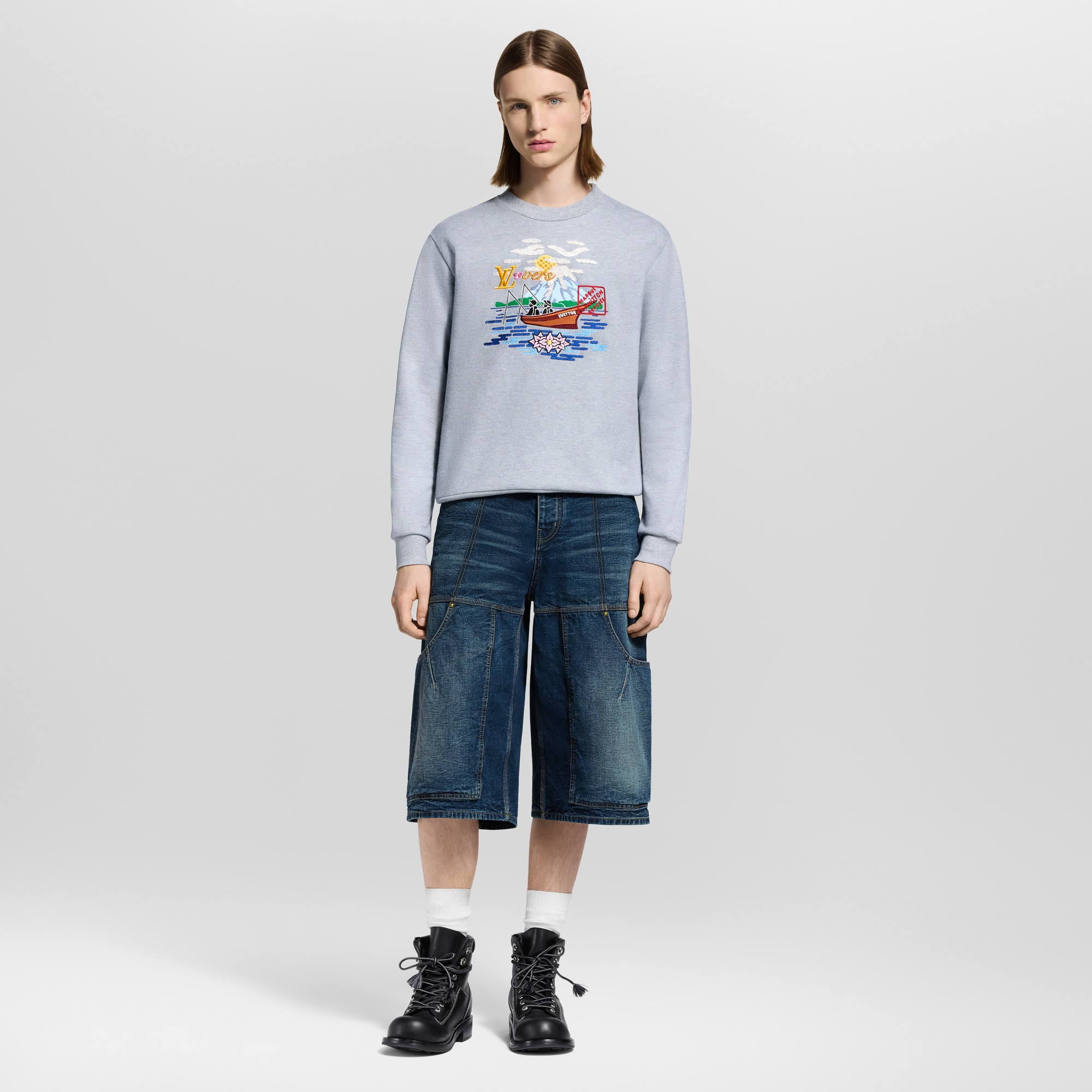  Prêt-à-Porter Tout le Prêt-à-Porter Sweat brodé | Louis Vuitton ® (Zoom produit)