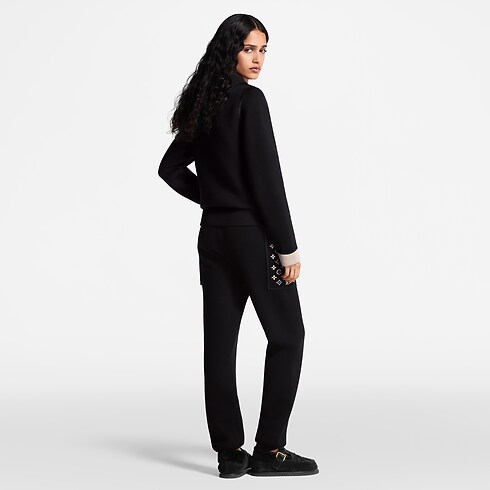 Prêt-à-Porter Maille Sweatshirt à capuche et détails Monogram | Louis Vuitton ® (Zoom produit)